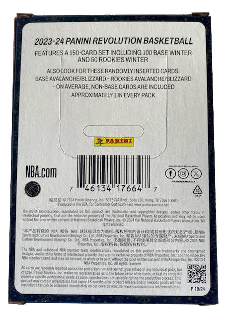 2023/2024 Panini Revolution Basketball Winter Tin *** Free Postage ***
